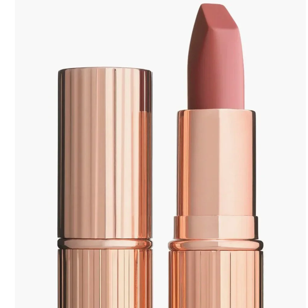 NWT Charlotte Tilbury Pillow Talk Nude Pink Matte Revolution Mini Lipstick